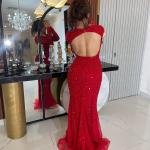 بدلة سهرة مشكوكة كاملة